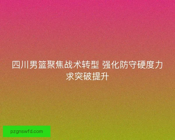 四川男篮聚焦战术转型 强化防守硬度力求突破提升